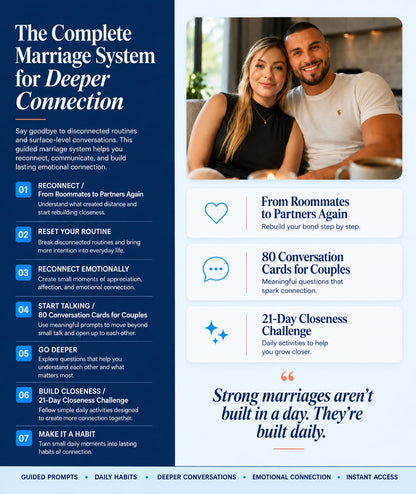 Stop Feeling Like Roommates Rebuild Your Marriage in Just One Hour a Day - goldreads
